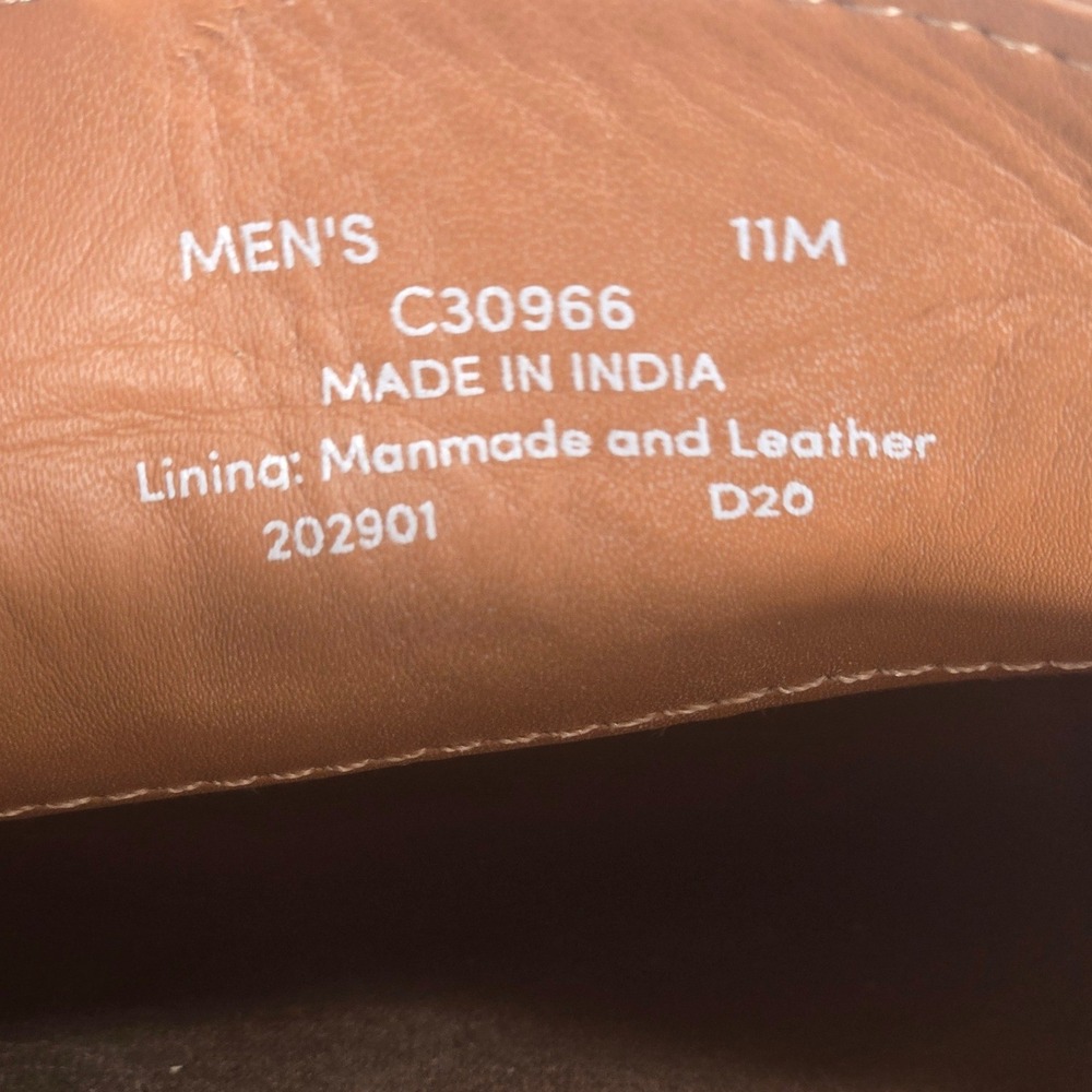 Cole Haan Penny Loafer Mens 11M Tan Good Leather Driving Moc C30966 - Picture 5 of 11